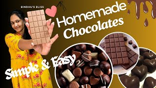 చాలా Easy గా Homemade Chocolates😋👌🏻 Valentine's Special❤️ Home Business Ideas #viral #food #cooking