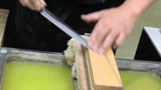 How To Sharpen A Yanagiba Knife - Masamoto Knife Sharpening