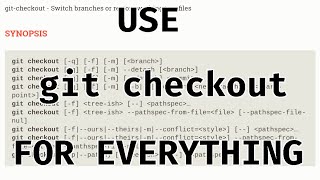 More Than Switching Branches | git checkout Does Everything