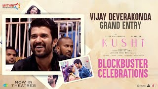 Vijay Deverakonda GRAND Entry | KUSHI Blockbuster Celebrations Event | Samantha | Shiva Nirvana