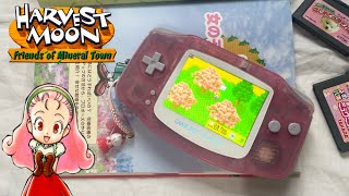 ASMR playing Harvest Moon friends of mineral town on my GBA ~ close whispers 🎀