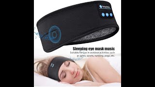 Fone Bluetooth Earphones Sports Sleeping Headband