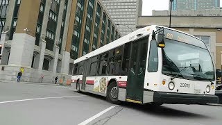 OLDER LONGUEIUL QC RTL BUSES IN MONTREAL / MAY 2019