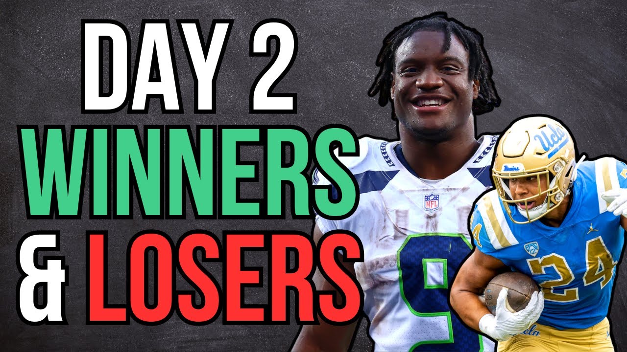 Day 2 NFL Draft Biggest Winners & Losers - 2023 Fantasy Football - YouTube