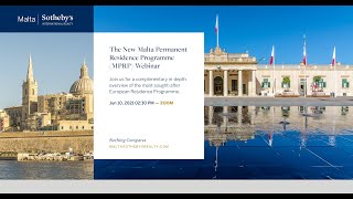 The New Malta Permanent Residence Programme (MPRP)