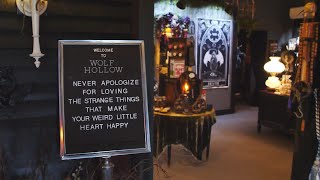 Taminique explores gothic gift shop Wolf Hollow Gift Shoppe