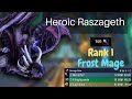 91k DPS Rank 1 Heroic Raszageth Frost Mage Commentary/Guide