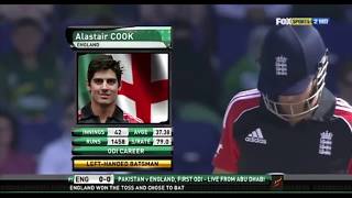 Alastair Cook 137 vs Pak at 1st ODI in Abu Dhabi - 2012 HD