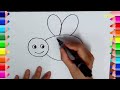 dạy vẽ con ong _ hướng dẫn vẽ con ong _ how to draw a bee congamamnon