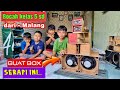 Calon tangan kreatif Bocah sd garap box mini bisa presisi dan serapi ini