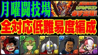 【エリスドラゴン確定出現】月曜の闘技場ルフィ低難易度周回編成【パズドラ解説動画】