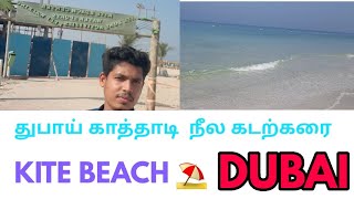 துபாய் காத்தாடி  நீல கடற்கரை | Dubai KITE Blue BEACH ⛱️  | GULF VISIT | Tamil