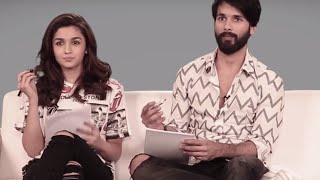 Alia Bhatt & Shahid Kapoor | FIND OUT HOW WELL THEY KNOW EACH OTHER | Shaandaar | BFF Test