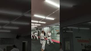 Quando o treino é de jyu kumite sobra pra todo mundo - #karate #yokohama #fight
