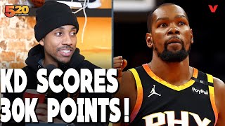 Jeff Teague PREDICTS Kevin Durant will be TOP 5 scorer EVER after scoring 30,000 points in NBA