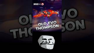 Old Vs New Thompson |Evo Thompson Vs Cyber Claws Thompson|Free fire Evo Thompson|Free fire #freefire