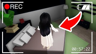 I Caught A Ghost On Camera in Roblox Brookhaven 🏡RP.....