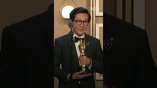 Ke Huy Quan Cries Praises ‘Goonies’ Costars After 2023 Oscar Win #Shorts