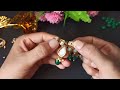 pakhi inspired choker necklace learn how to make bridal choker at home kundan jewellery making