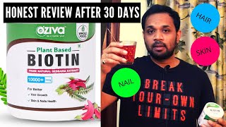 Oziva Biotin Review | Detailed review after 30 Days of use 🔥