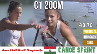 C1 Women 200m Junior Final A | POR CHAMPION Junior \u0026 U23 World Championships Szeged Hungary 2022