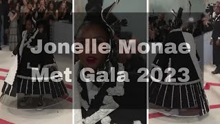 JONELLE MONAE AT THE MET GALA 2023 || FASHION REVIEW || #jonellemonae #metgala2023 #fashion
