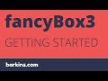 fancyBox3: Getting Started