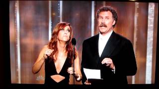 Kristen Wiig and Will Ferrell - Golden Globes 2013