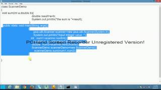 Java Tutorial by Rajan Jain : Scanner class in java ,getting input from keywordVideo8