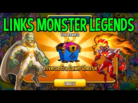Monster Legends: 5 Links 70 Chests free – Uv Forge Swift Daga Shieldbolt Jestin Justice Exothermic
