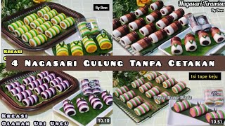 4 RESEP NAGASARI GULUNG TANPA CETAKAN ‼️ Hasilnya Cantik,Enak & Kekinian~@DapurMamaNinda