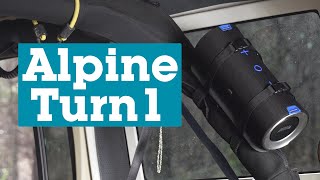 Alpine Turn1 waterproof Bluetooth speaker with roll bar bracket | Crutchfield