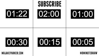 8 Minute Drawing Challenge Timer
