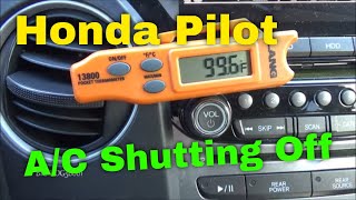 Honda Pilot A/C Shutting Off - Condenser Fan Troubleshooting