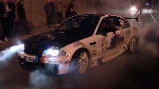 CRAZY Tunnel Accelerations Vol. 3 - Launches \u0026 Burnouts @ Monza Speed Day!