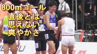 飯島陸斗選手が男子800ｍAで4年ぶりにPB更新。ホクレンディスタンスチャレンジ北見大会、2022年7月9日。