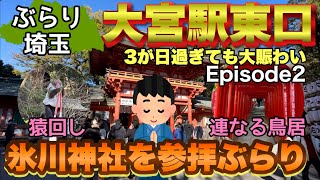 【ぶらり.埼玉】大宮駅東口から氷川神社に初詣！1月4日でもエピソード2