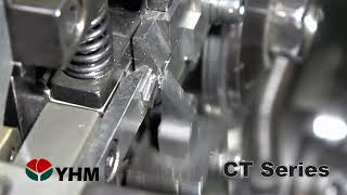 線径0.5mm 中間曲げトーションバネ｜CNC 微小ばねコイリングマシン CT-208｜台湾YHM 友匯機械株式会社