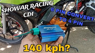 SHOWAR RACING CDI 4PIN TO 6PIN PERFORMANCE| VIPERMAN 150 | TEST RUN