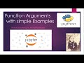 Function Arguments in Python