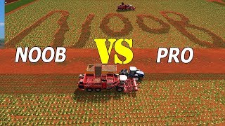 Farming Simulator 17 : NOOB VS PRO!!! Beet Harvesting in Estancia Lapacho