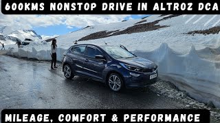 600 Kms Nonstop Drive In Altroz DCA | Mileage Comfort \u0026 Performance