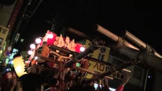 【金刀比羅宮氏子祭】山合わせ1(金山寺→西山)　喧嘩ちょうさ祭り（H25)