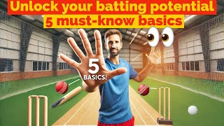 5 most essential batting basics for becoming a best batter in world #quickcricketskill