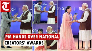 PM Narendra Modi presents the first-ever National Creators' Awards