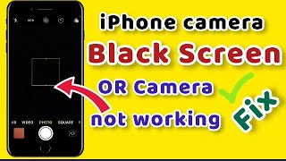iPhone camera black screen fix | iPhone Camera App is Frozen or Missing option