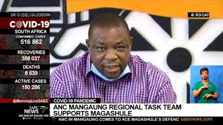 COVID-19 Pandemic | ANC Mangaung regional task team supports party's SG, Ace Magashule