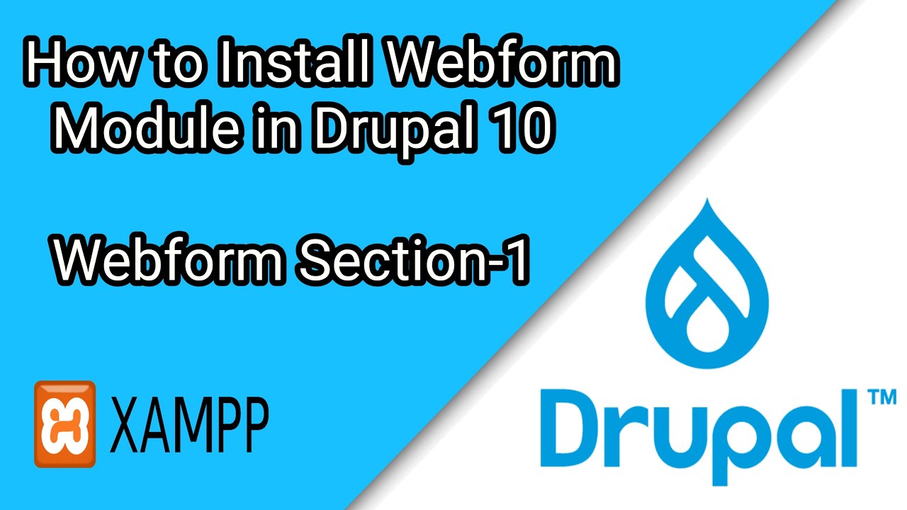 How To Install Webform Module In Drupal 10 - Section1 | Drupal Tutorial ...