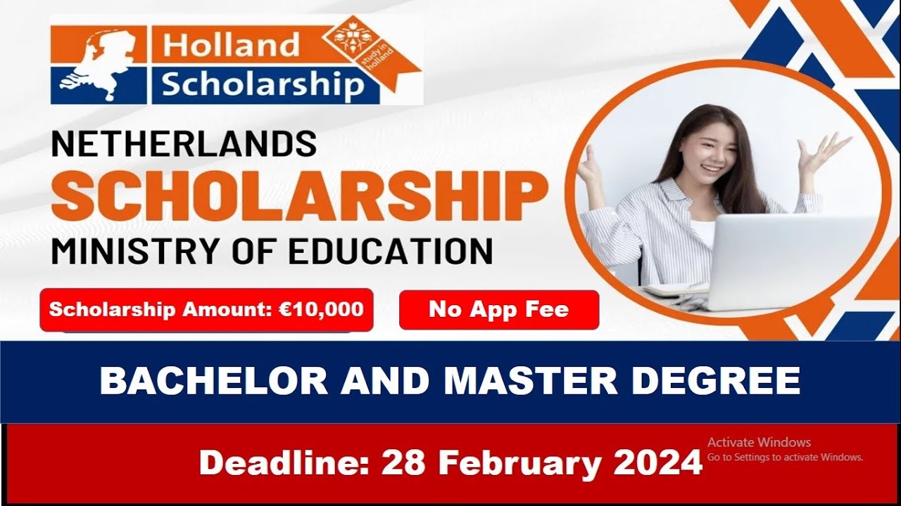 Erasmus University Holland Scholarship 2023 | How To Apply Online ...