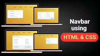 Mega Menu and Dropdown Menu using only HTML & CSS | Web Designing Tutorial